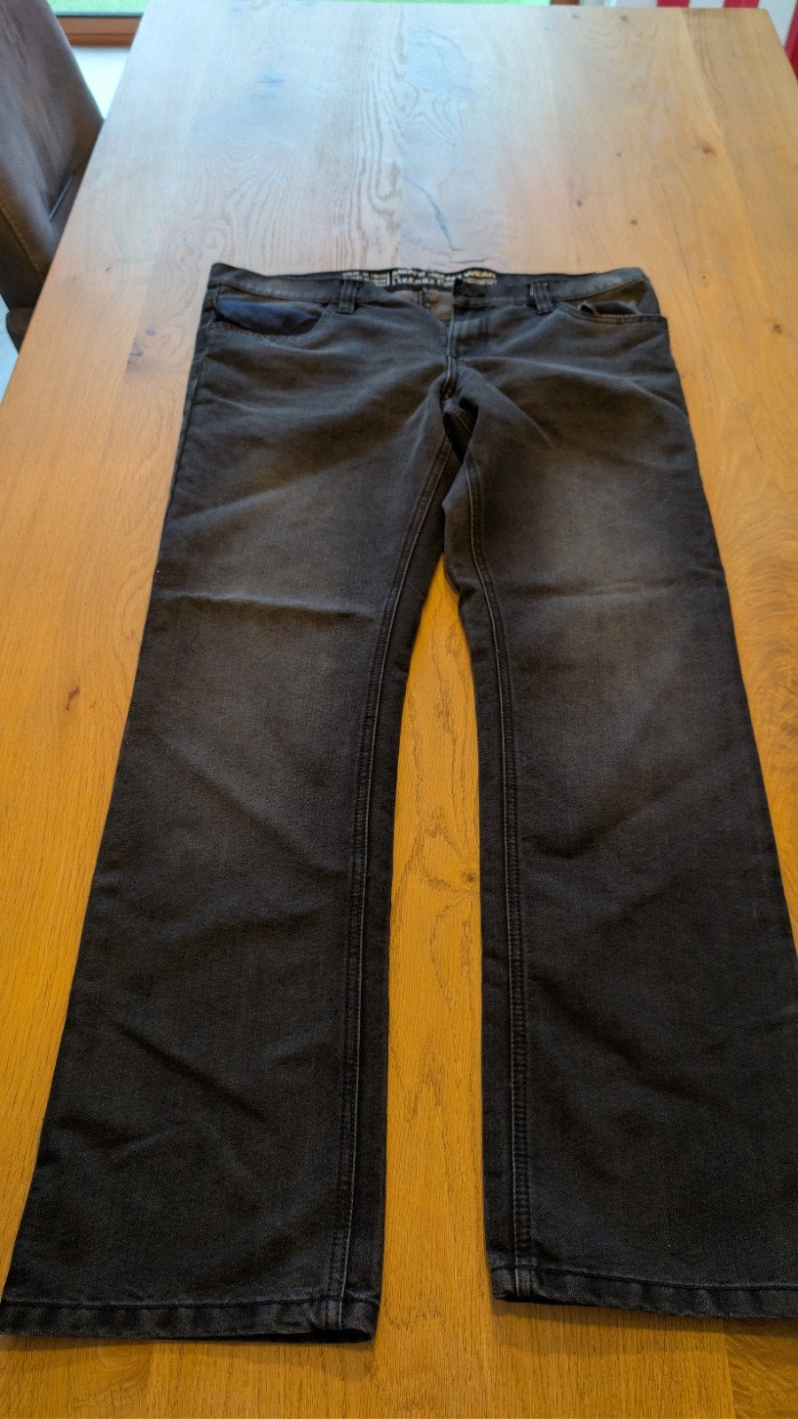 LIVERGY Heren Jeans - Modern Straight Fit - W40/L34, Zwart, Ophalen of Verzenden, W40 - W42 (confectie 56/58), Gedragen