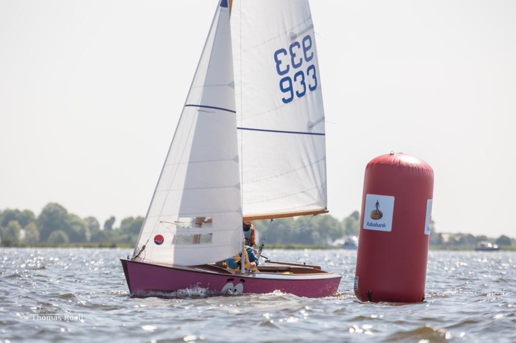 Jeugdzeilboot flits 933, Watersport en Boten, Ophalen, Fok, Gebruikt, 1 m