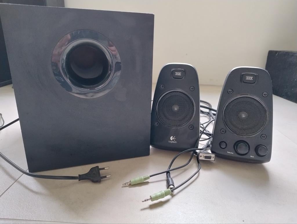 Logitech Z623 Luidsprekerset met Subwoofer, Computers en Software, Pc speakers, Ophalen of Verzenden, Gebruikt, Audiokanaal 2.1