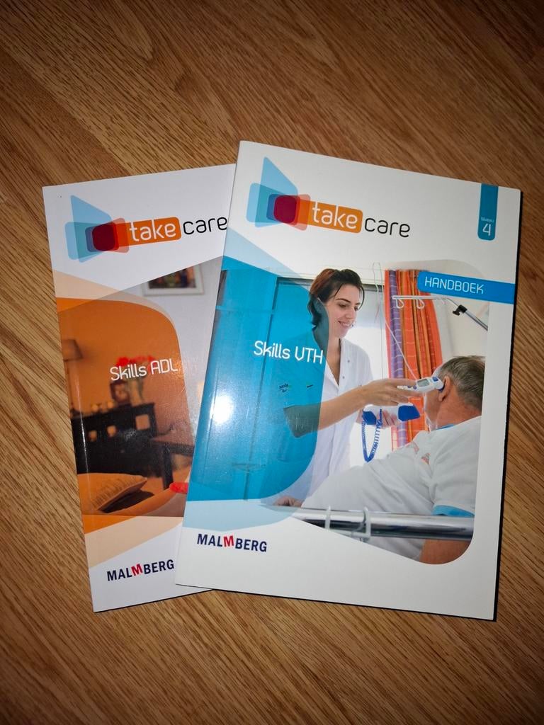 Malmberg Take Care Handboeken: Skills ADL & Skills UTH, Ophalen of Verzenden, Gamma, Nieuw, MBO