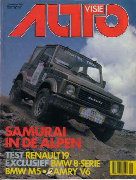 Autovisie 19 1988 : BMW M5 - 850 - Suzuki Samurai - Toyota, Ophalen of Verzenden, Gelezen, Algemeen