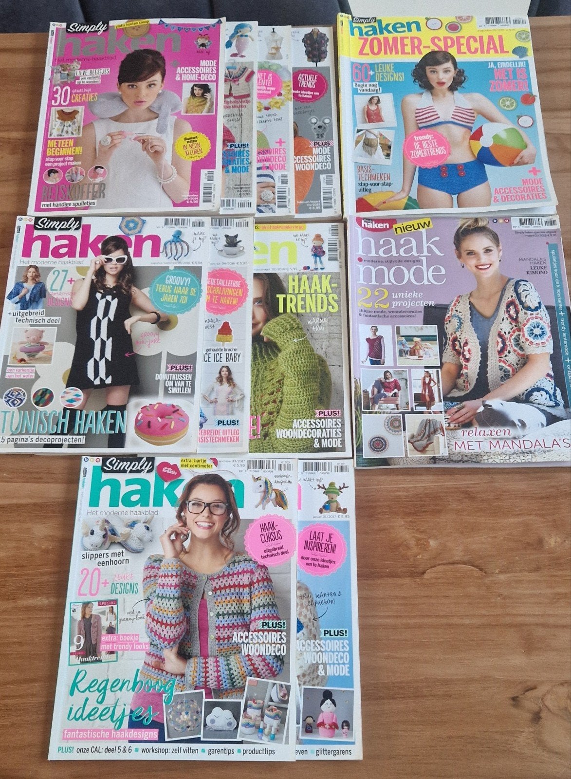 11 simply haken  tijdschriften, Hobby en Vrije tijd, Breien en Haken, Ophalen, Zo goed als nieuw, Haken