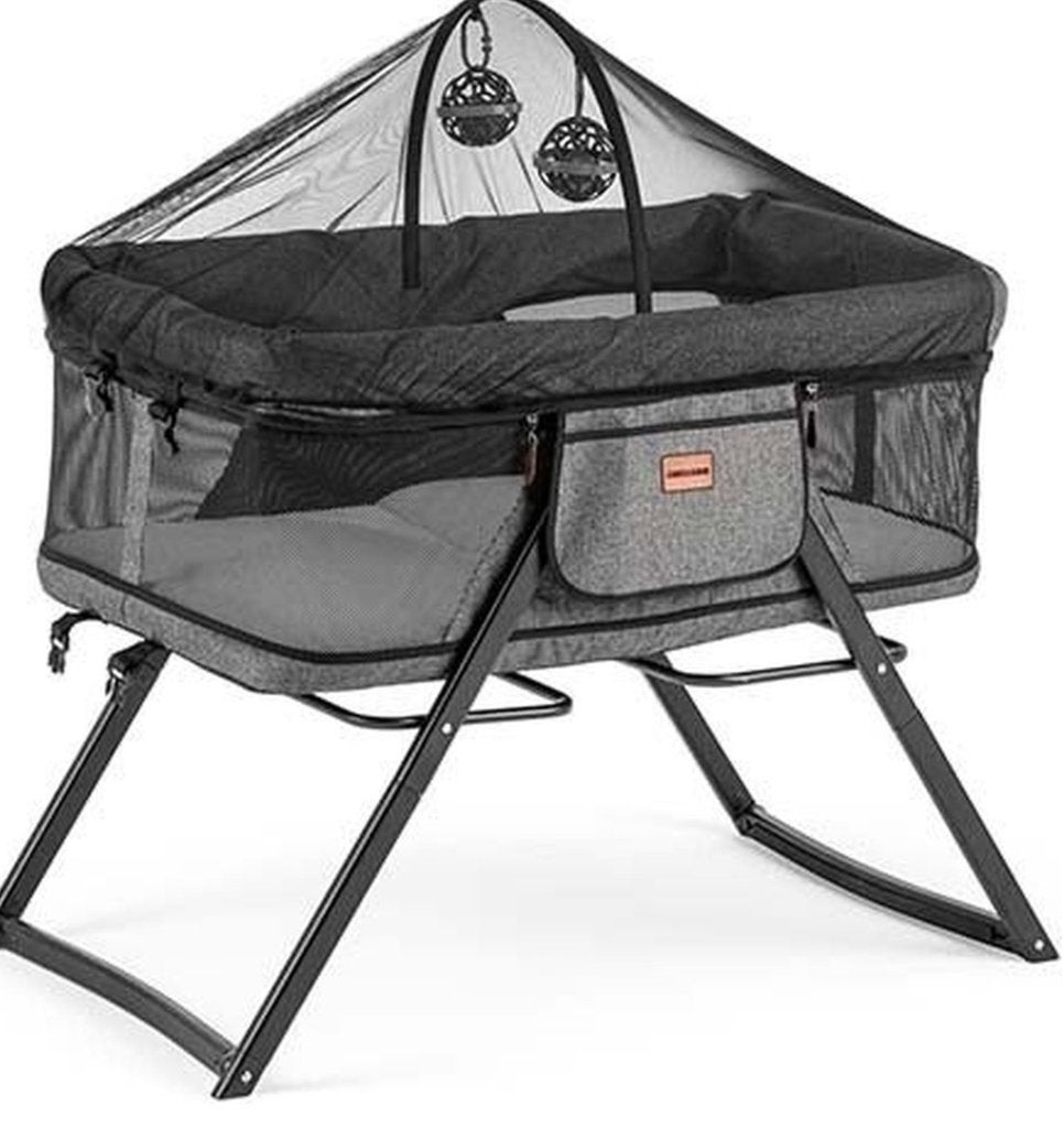 Wieg/Campingbedje met schommelfunctie en origineel matrasje, Kinderen en Baby's, Ophalen, Zo goed als nieuw, Reisbedje