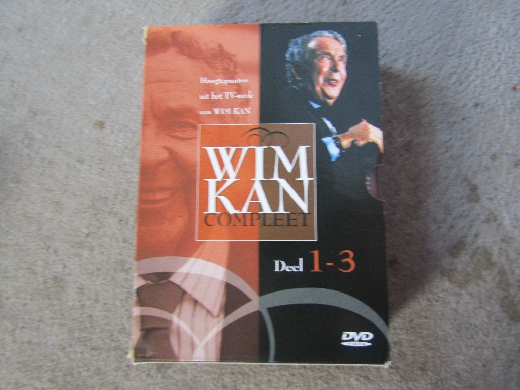 DVDbox: Wim Kan - Hoogtepunten uit het TVwerk van Wim Kan, Ophalen, Stand-up of Theatershow, Gebruikt, Wim Kan