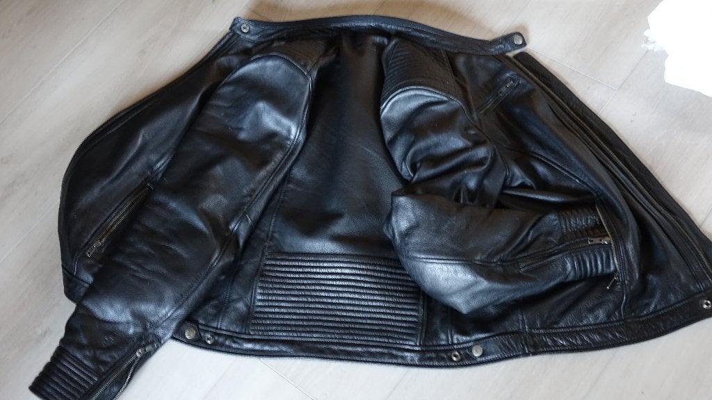 prachtige zware echt leren RICHA motorjas, Motoren, Kleding | Motorkleding, Verzenden, Jas | leer, Richa, Dames