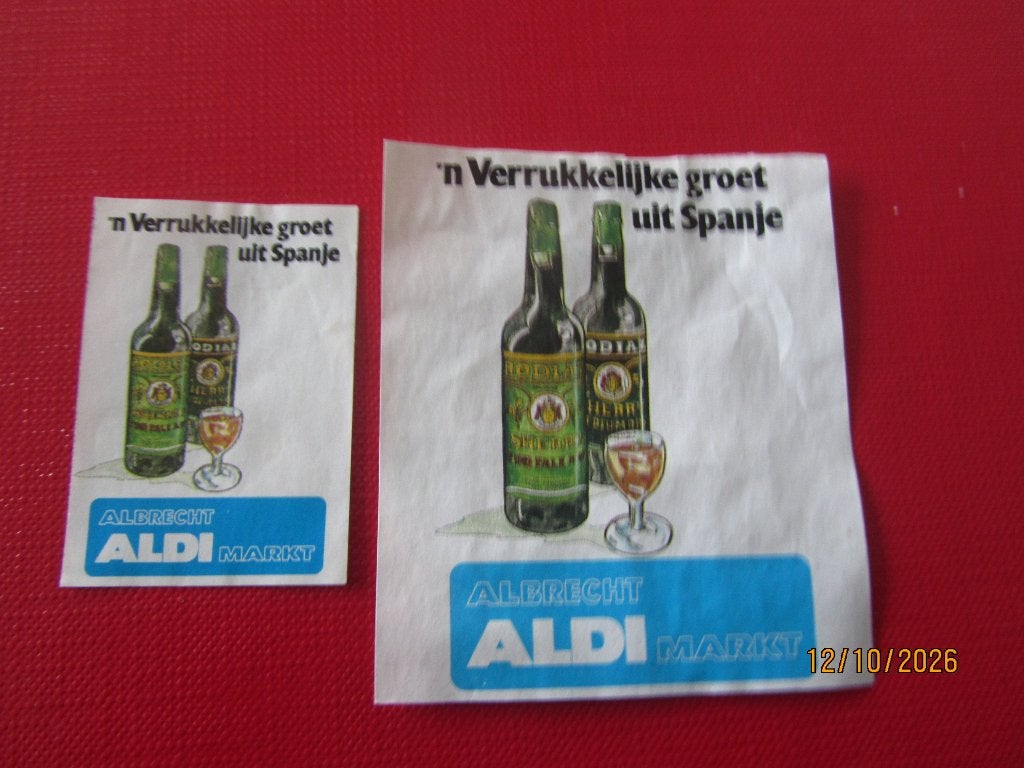 Lucifer Etiket + Pakmerk Aldi (1), Ophalen of Verzenden, Gebruikt, Luciferdoosjes of -merken