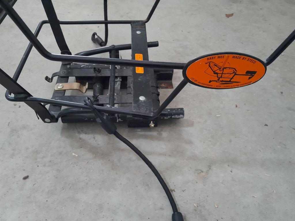 Frame voor maxicosi bakfiets, Ophalen