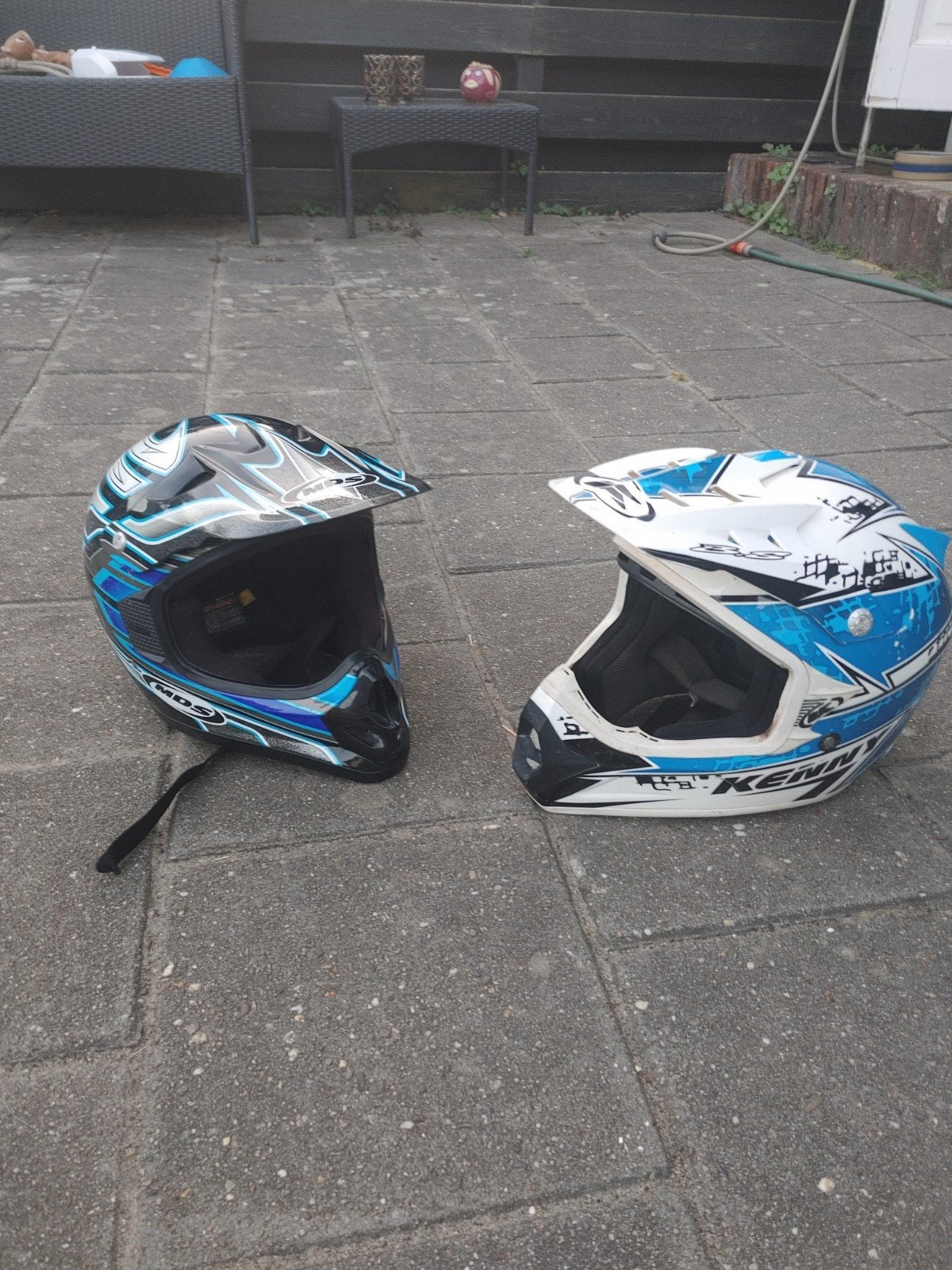 Motorcross / offroad set – kleding, bescherming, helmen & l, Offroadhelm, XL, Tweedehands, Ophalen