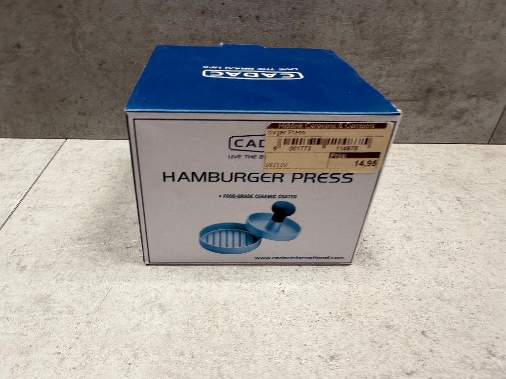Cadac Hamburgerpress - NIEUW - 11146, Ophalen of Verzenden, Nieuw