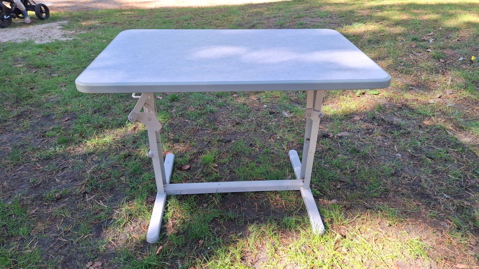 Verstelbare caravantafel, Caravans en Kamperen, Ophalen, Gebruikt, Campingtafel
