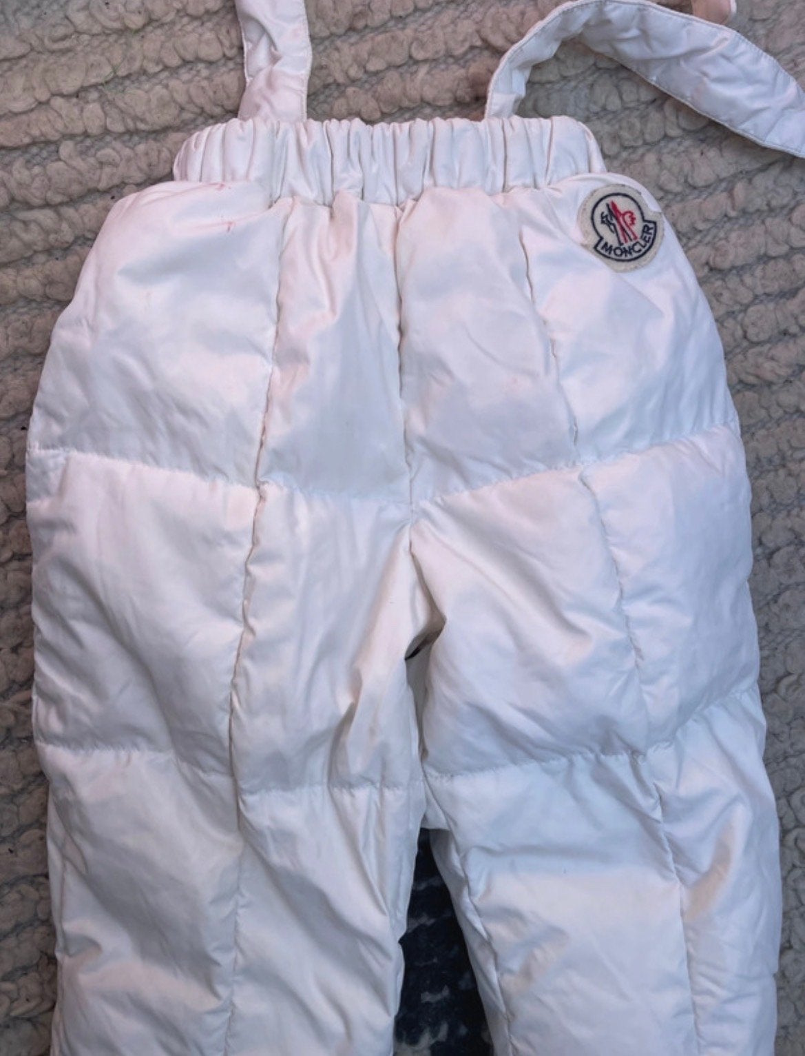 Moncler baby sneeuwpak broek 6-9 maanden, Kinderen en Baby's, Ophalen of Verzenden, Gebruikt, Jongetje of Meisje