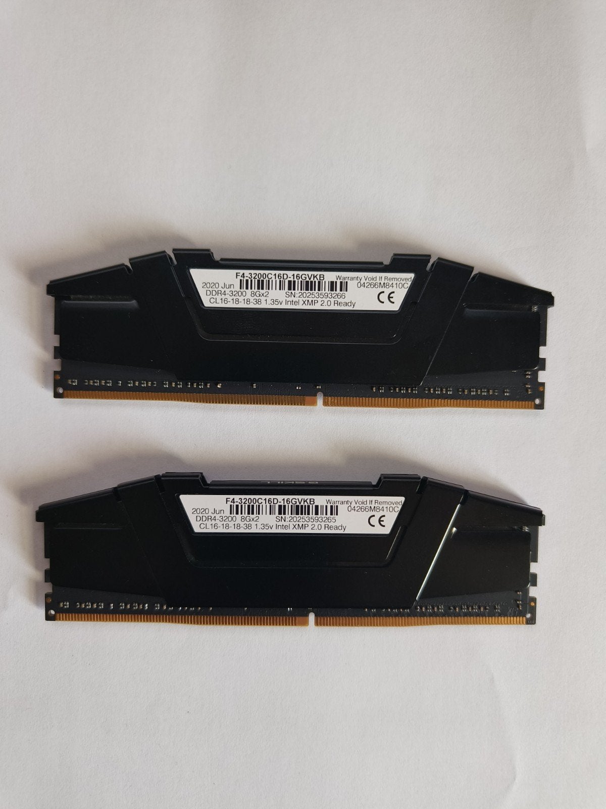 G.Skill DDR4-3200 16GB (2x8GB) RAM Geheugenkit, Computers en Software, RAM geheugen, DDR4, Ophalen of Verzenden, Zo goed als nieuw