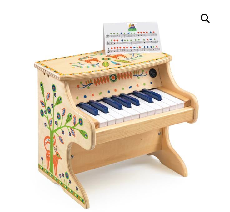 Djeco Animambo elektronische Piano van hout NIEUW, Ophalen of Verzenden, Nieuw