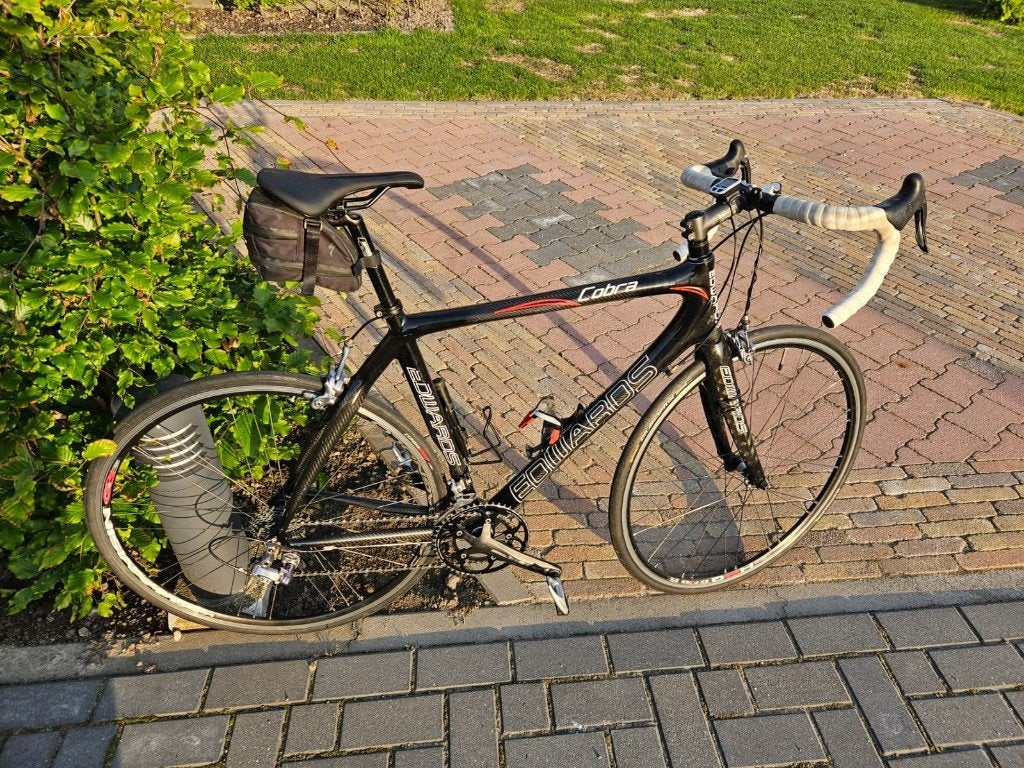 Carbon Edwards racefiets, Fietsen en Brommers, 28 inch, Gebruikt, Carbon, 57 tot 61 cm
