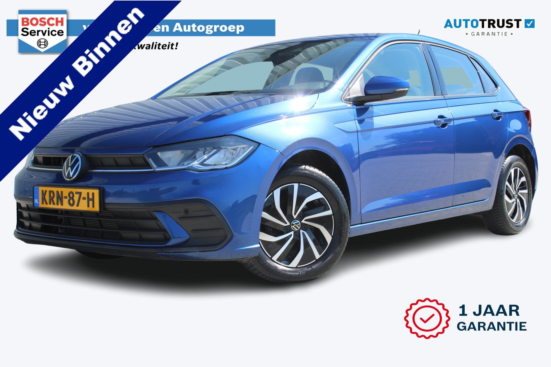 Volkswagen Polo 1.0 TSI Life Business | Incl. 12 maanden gar, 12 maanden, Stof, Gebruikt, Bedrijf
