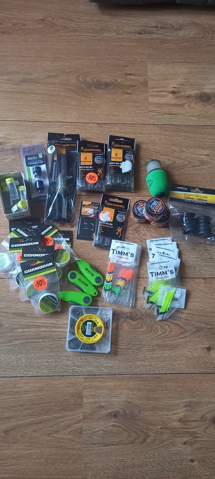 Matrix, Sensas, Colmic, Middy, Garbolino e.a 50% korting, Matrix, Sensas, Colmic, Middy, Garbolino, Overige typen, Nieuw, Ophalen of Verzenden