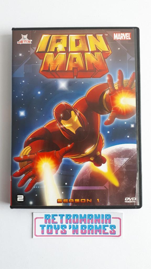 dvd marvel - iron man seizoen 1 deel 2 (animatie), Alle leeftijden, Verzenden, Zo goed als nieuw, Amerikaans