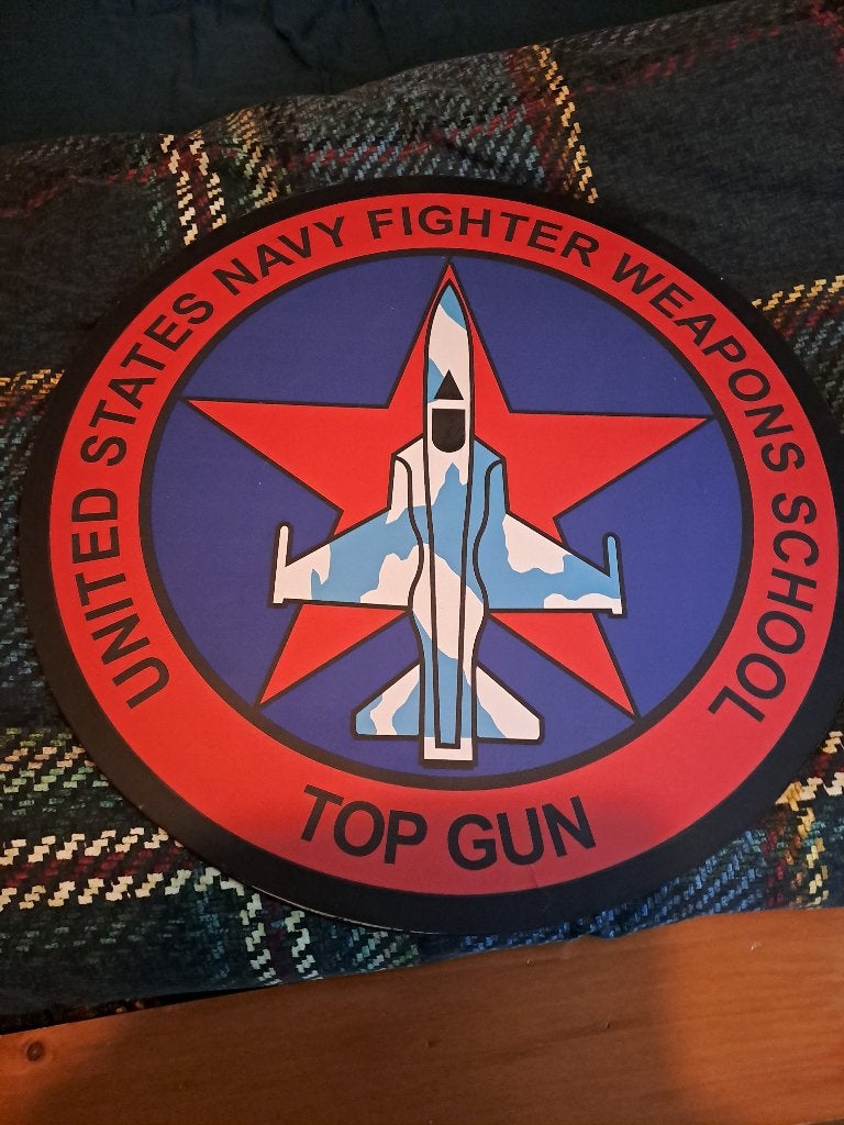 2x Top gun stickers (50 cm), Overige merken, Ophalen of Verzenden, Zo goed als nieuw, Groter dan 1:72