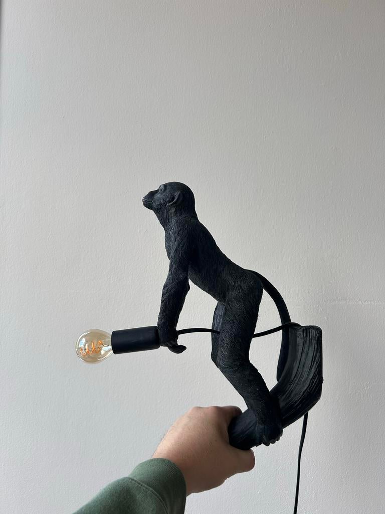 Leuke Wandlamp Aap, Ophalen, Zo goed als nieuw, Kunststof