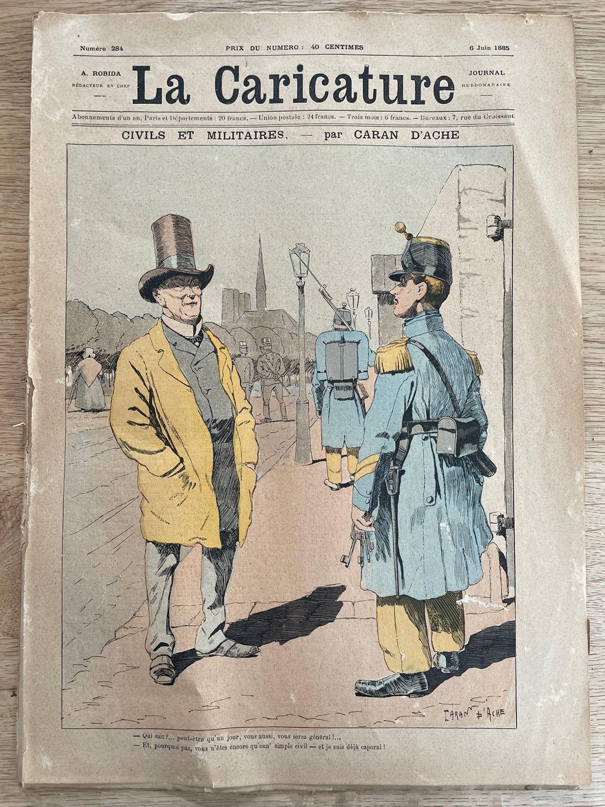 La Caricature - Caran D’ache, Verzamelen, Tijdschriften, Kranten en Knipsels, Ophalen, Voor 1920, Buitenland, Tijdschrift