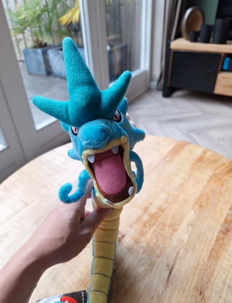 Nieuwe Pokémon Gyarados knuffel, Pokemon, Overige typen, Blauw, Nieuw