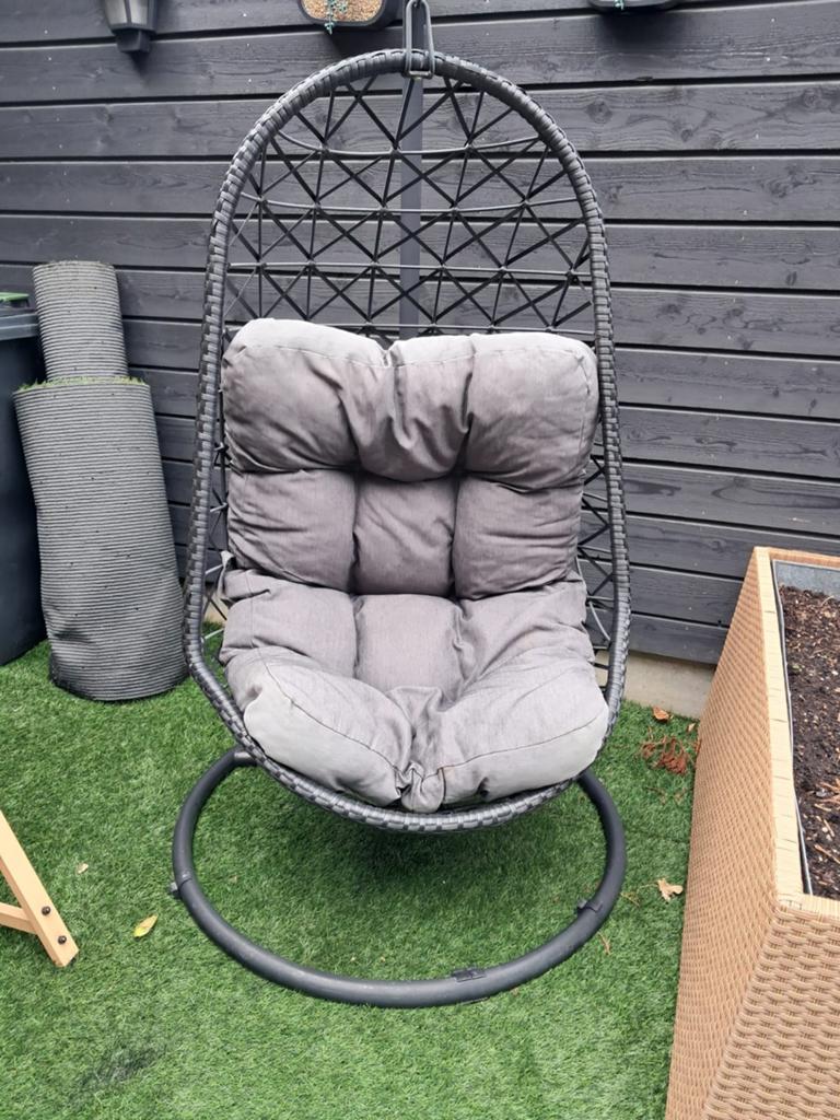 Hangstoel, Tuin en Terras, Tuinstoelen, Ophalen of Verzenden, Gebruikt, Metaal