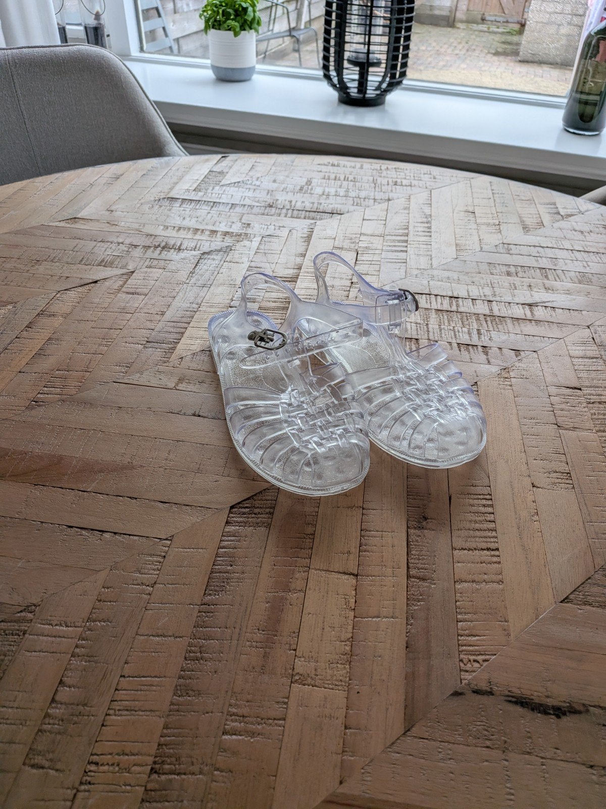 Transparante waterschoenen maat 36, Ophalen of Verzenden