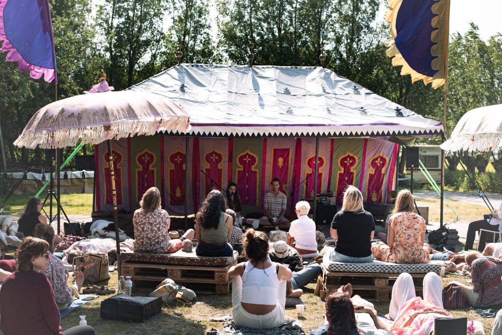 Unieke Marokkaanse tent voor evenementen, Ophalen, Gebruikt