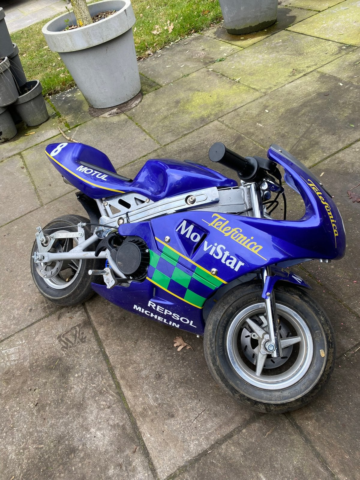 Opgeknapte minibike + extra onderdelen, Fietsen en Brommers, Ophalen, Zo goed als nieuw, Overige typen