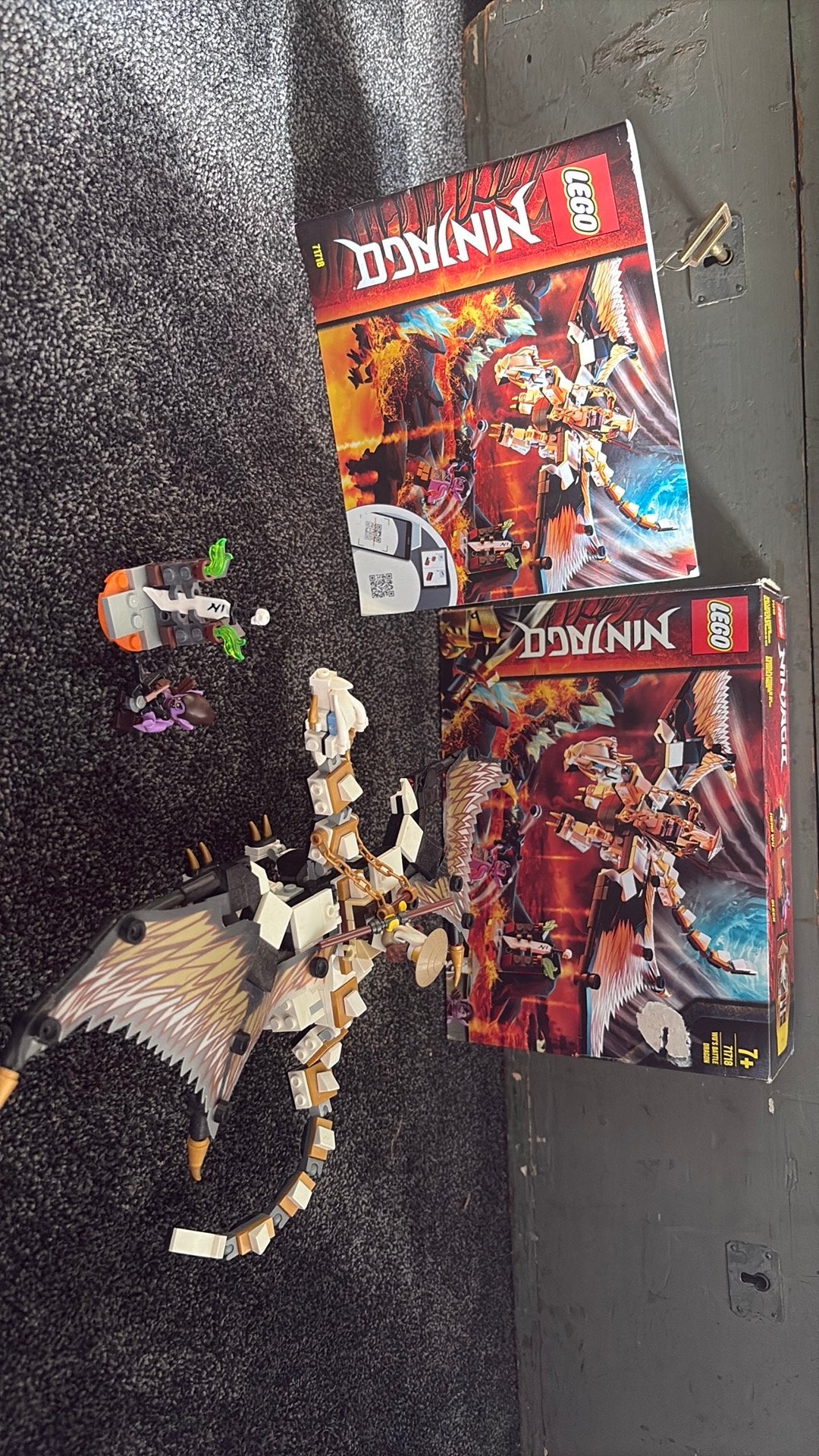 Lego ninjago Wu’s battle dragon, Verzenden, Zo goed als nieuw, Complete set, Lego
