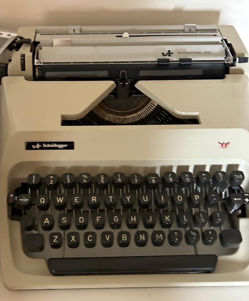 Typemachine Scheidegger vintage, Ophalen, Gebruikt