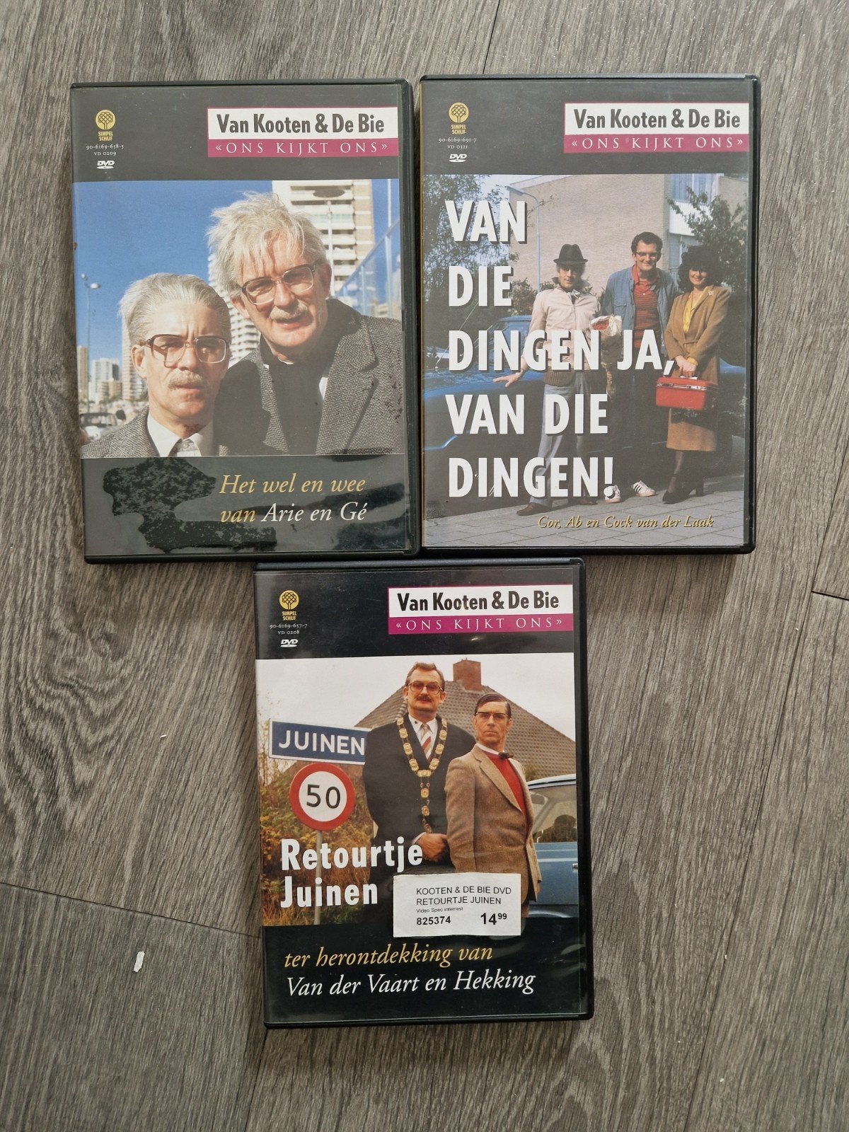 Van Kooten & De Bie DVD Boxset - 3 Klassieke Shows, Alle leeftijden, Ophalen of Verzenden, Gebruikt, Komedie