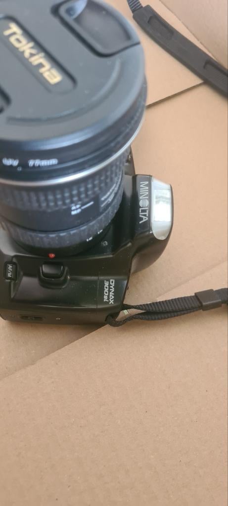 Minolta Dynax 300si + twee lenzen (70-300 + 11-16), Audio, Tv en Foto, Fotocamera's Analoog, Ophalen of Verzenden, Gebruikt, Spiegelreflex