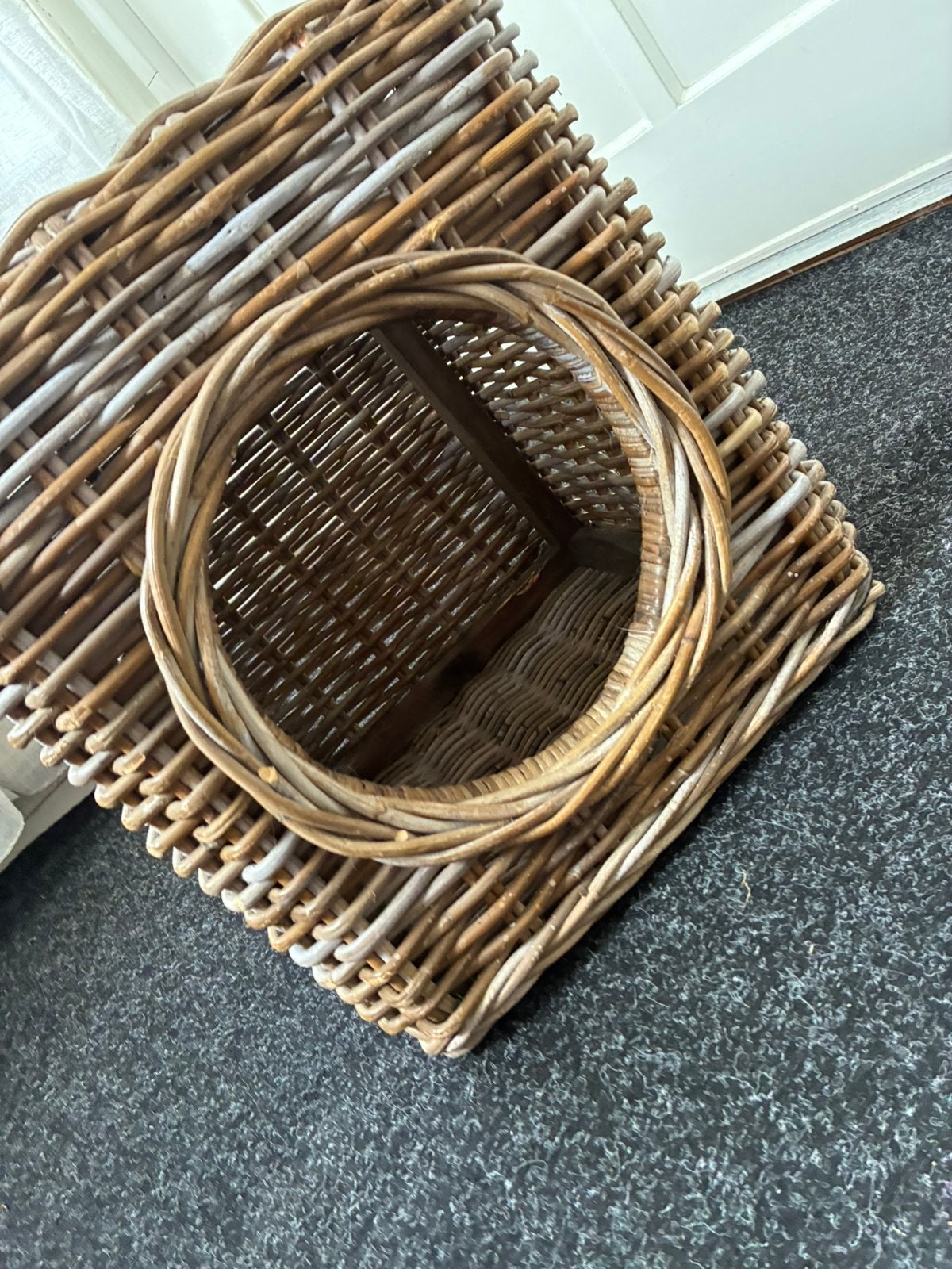 Kattenmand  happy house, Ophalen of Verzenden, Zo goed als nieuw, Riet