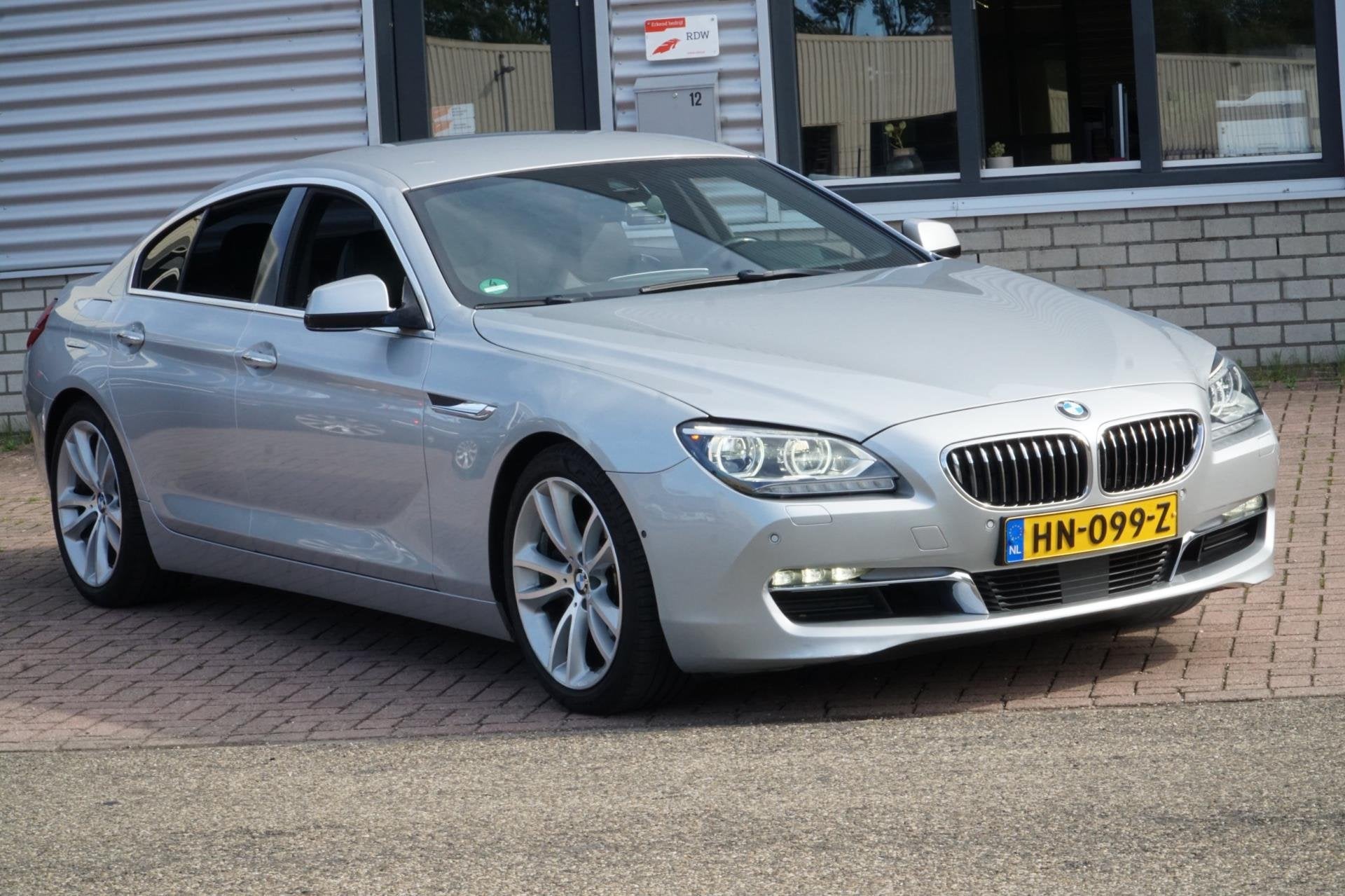 BMW 6-serie Gran Coupé 640d High Executive, Auto's, BMW, Automaat, Zwart, 2993 cc, Leder