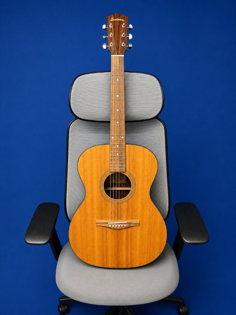 Eastman AC122 als NIEUW! Met gigbag en Upgrades!, Ophalen, Zo goed als nieuw, Western- of Steelstringgitaar, Met koffer