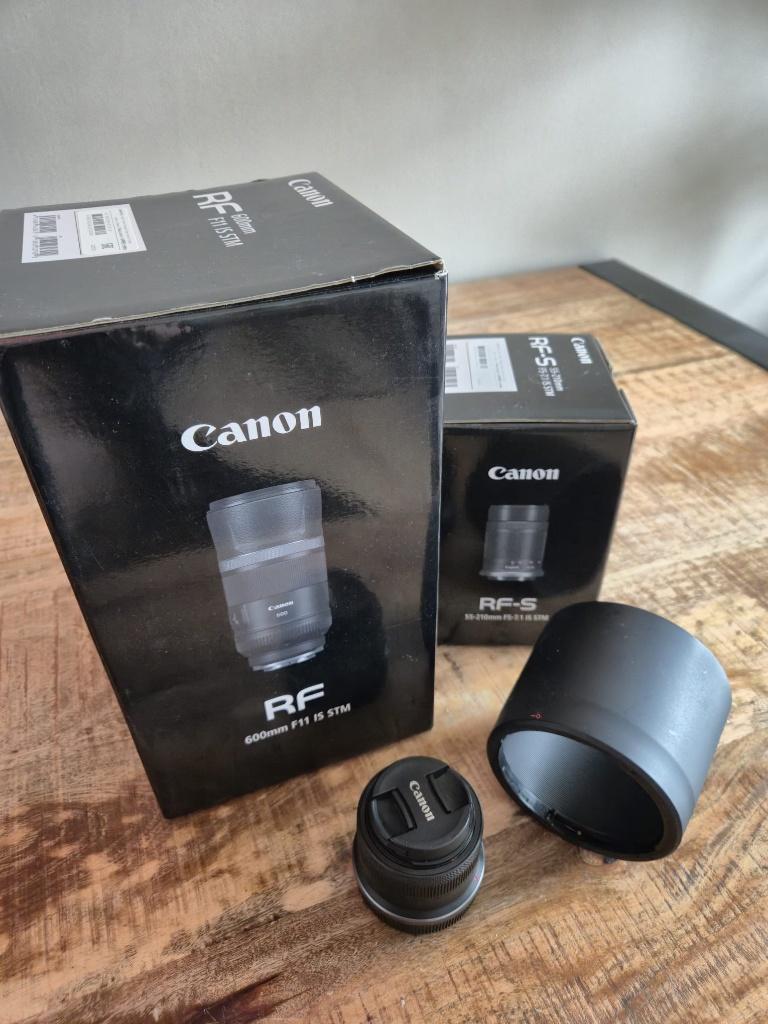 Canon RF Lenzen Set of Los, Audio, Tv en Foto, Fotografie | Lenzen en Objectieven, Ophalen, Zo goed als nieuw, Telelens