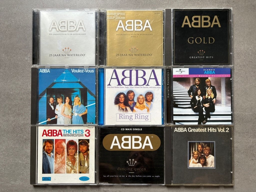 ABBA 7x cd- Voulez, Gold, Grootste Hits, Ring, Dancing Queen, Ophalen of Verzenden, Zo goed als nieuw, Album