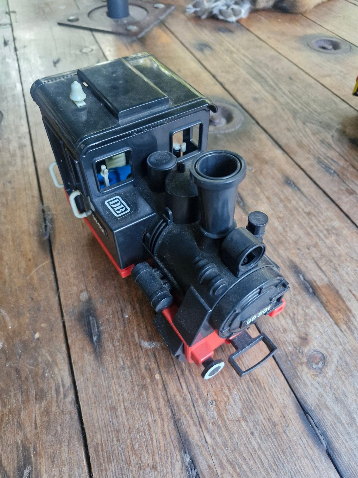 Playmobil Trein - DB 99 501 Locomotief met machinist, Ophalen of Verzenden, Gebruikt, Complete set, Voertuig