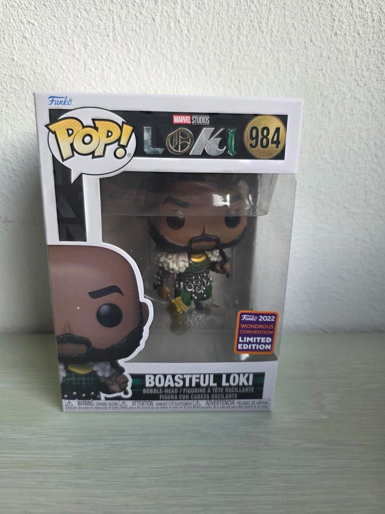 Boastful Loki - Wondrous Convention 2022 Funko - 984, 21 Holborn Viaduct, London, EC1A 2DY, SupportEMEA@Funko.com, Funko, Nieuw