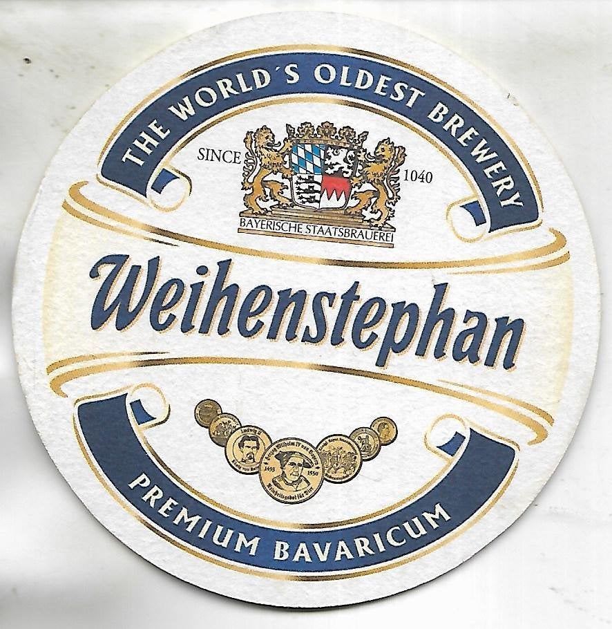 Weihenstephan - Bierviltje, Ophalen of Verzenden, Zo goed als nieuw, Viltje(s), Overige merken