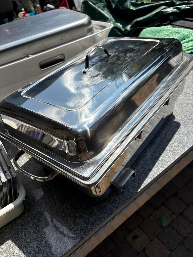 Elektrische Chafing Dish - RVS Warmhoudbak, Ophalen, Gebruikt