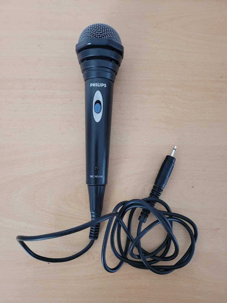 Philips SBC MD110 microfoon, Overige typen, ..., Ophalen of Verzenden, Zo goed als nieuw