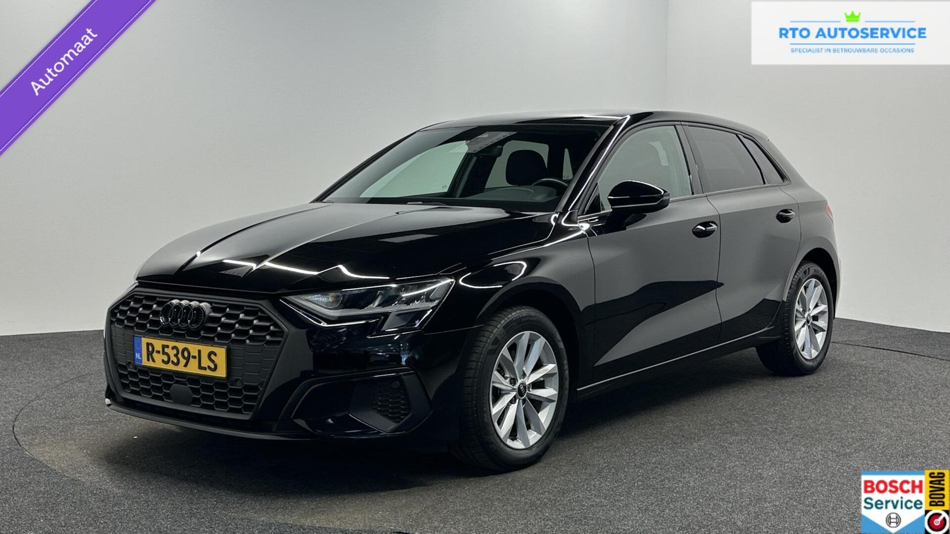 Audi A3 Sportback 30 TFSI Pro Line CAMERA NAVI CARPLAY ADAPT, Auto's, Audi, Stof, Gebruikt, Met garantie (alle), Zwart