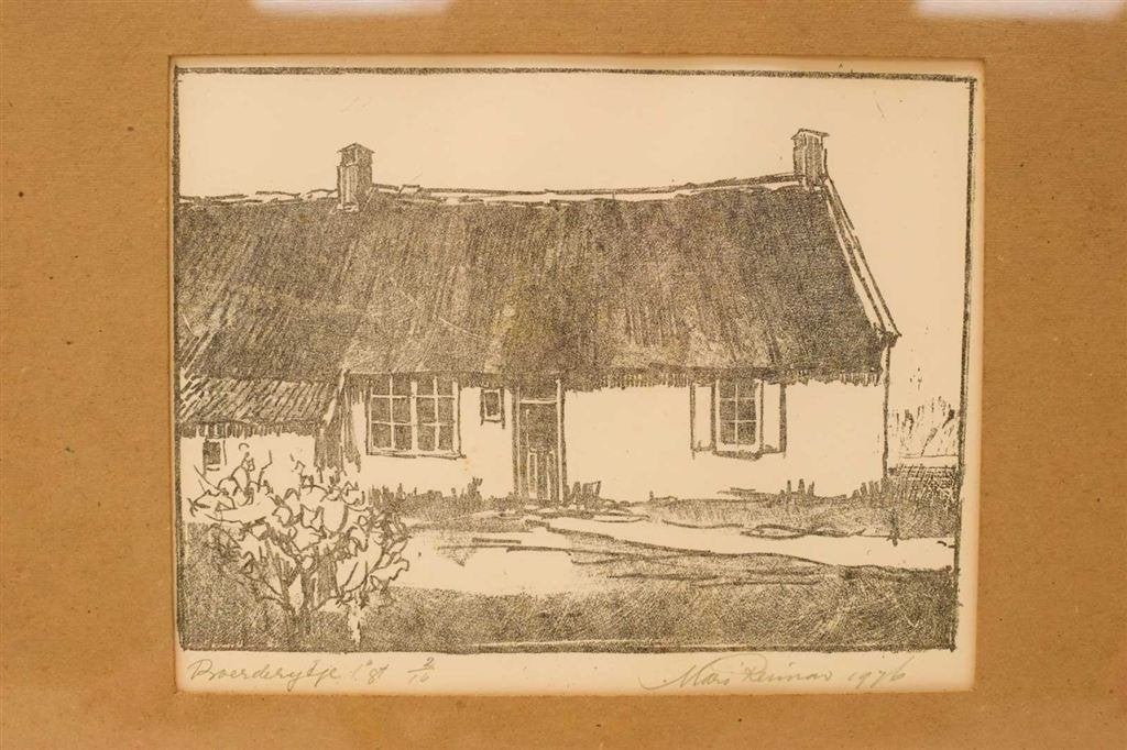 Een Ingelijste tekening / prent 48574, Ophalen of Verzenden, Voor 1920, Ongelopen, Utrecht