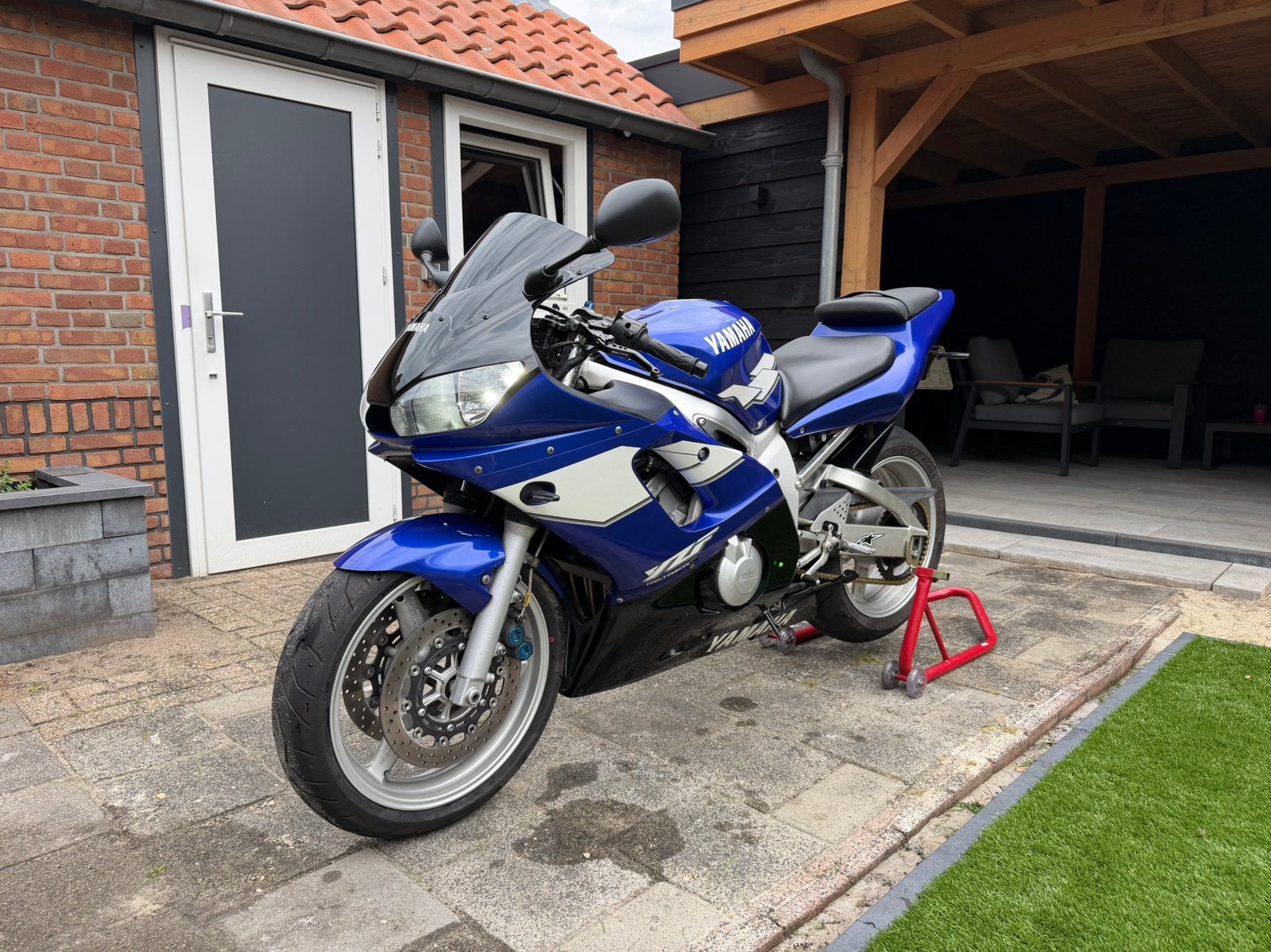 Yamaha R6 2002 Liefhebbers motor!, Motoren, Motoren | Yamaha, Sportuitlaat, 4 cilinders, Motorrijbewijs A, Gebruikt