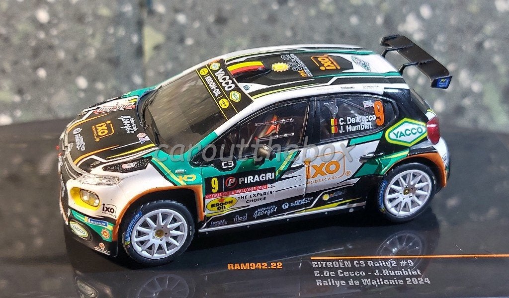 Citroën C3 Rally2 #9 1:43 Ixo V1121, Verzenden, Nieuw, Auto, Overige merken