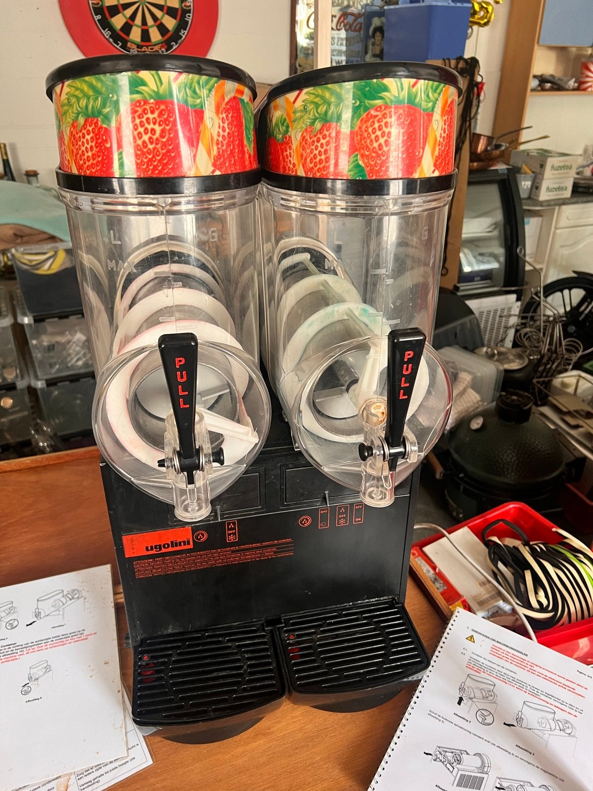 Professionele Slush Machine met Dubbele Tank, Zakelijke goederen, Ophalen, Gebruikt, Overige typen