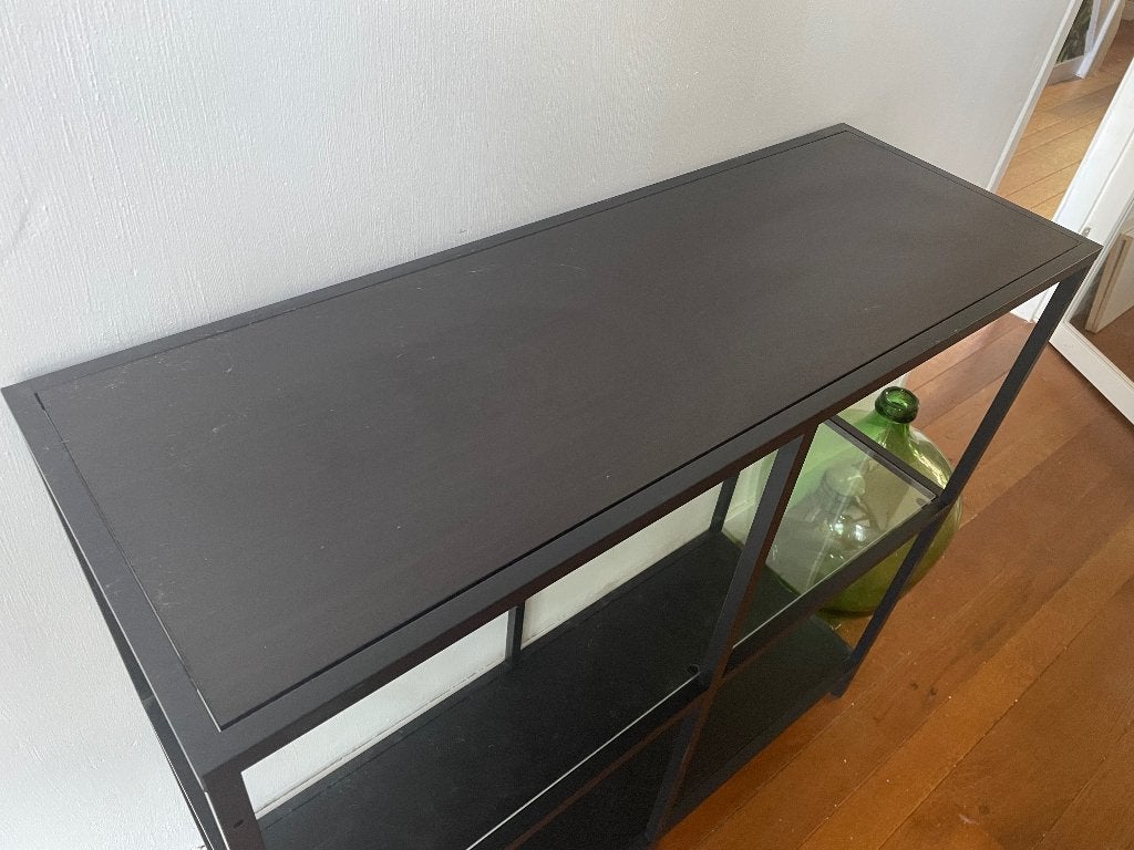 Kastje, Ophalen, Met plank(en), Gebruikt, Glas