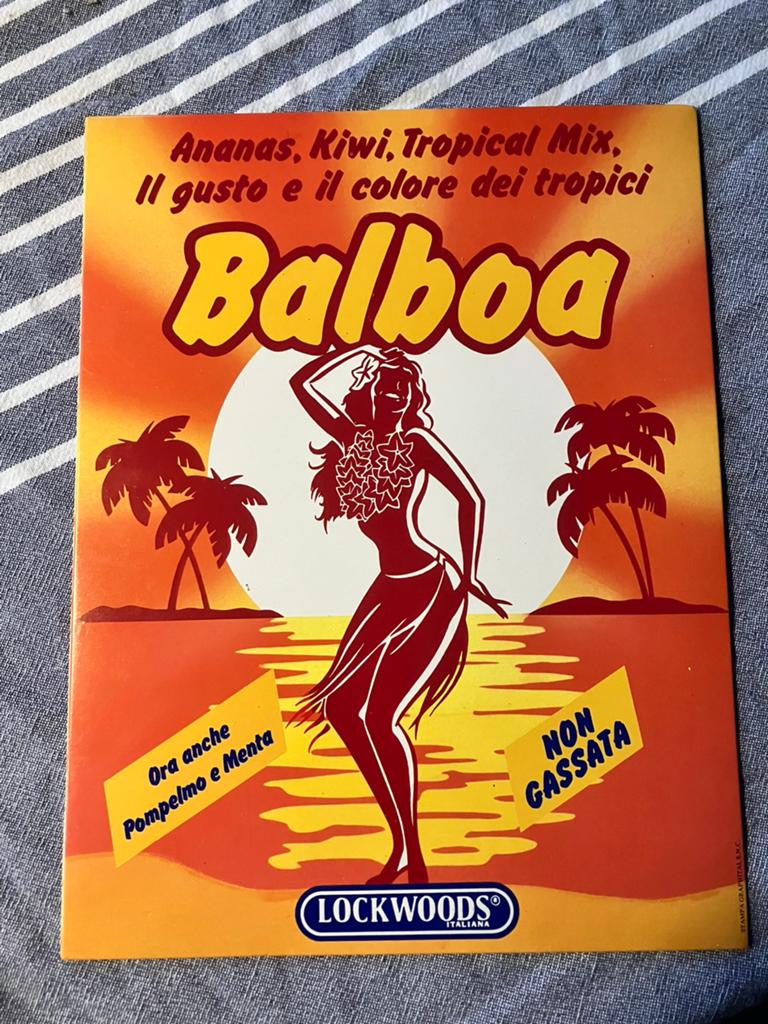 Vintage reclamebord geen emaille bord frisdrank tiki bar, Ophalen of Verzenden, Gebruikt, Reclamebord